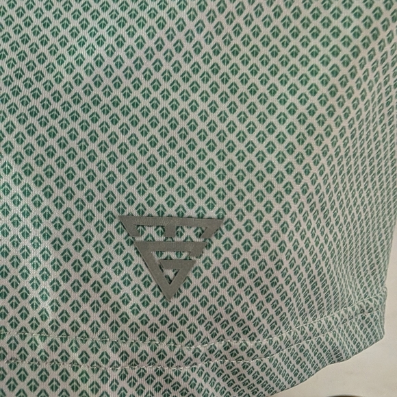 Maelreg Performance Men's Green Patterned Polo Shirt 4XL - Picture 4 of 4